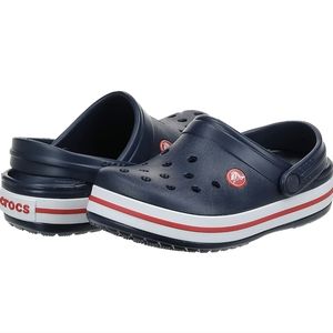 Crocs Kids Crocband Clog Navy/Red Sz8